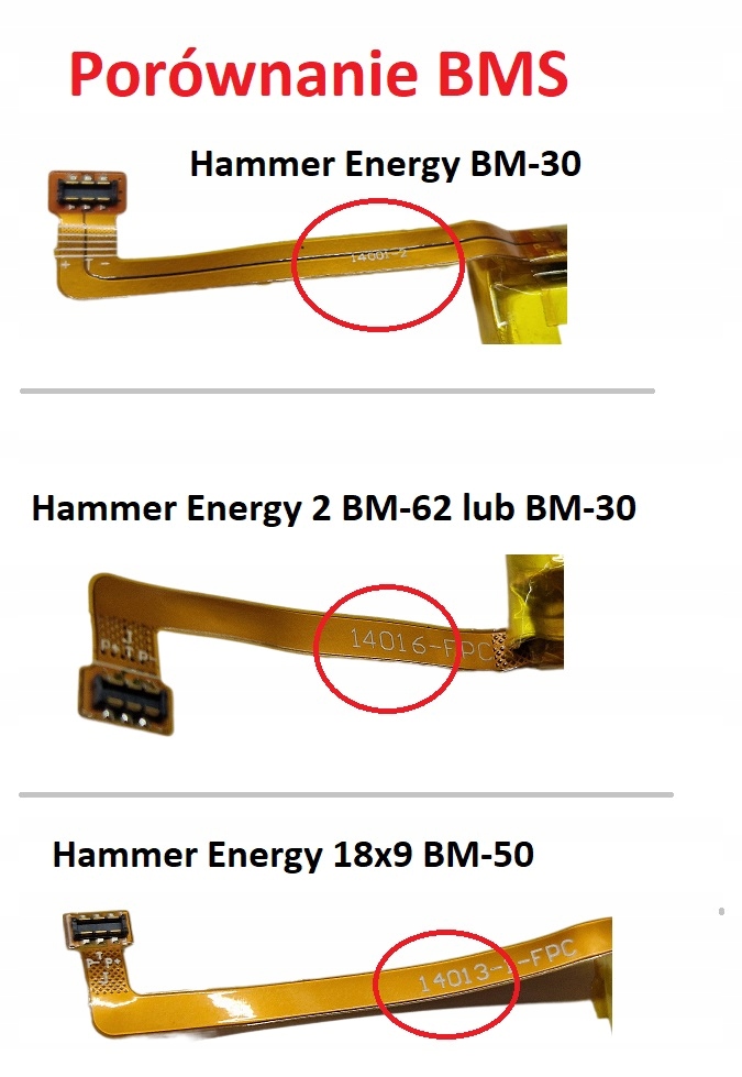 Bateria BM-62 MYPHONE Hammer Energy 2 EAN (GTIN) 5902232830118
