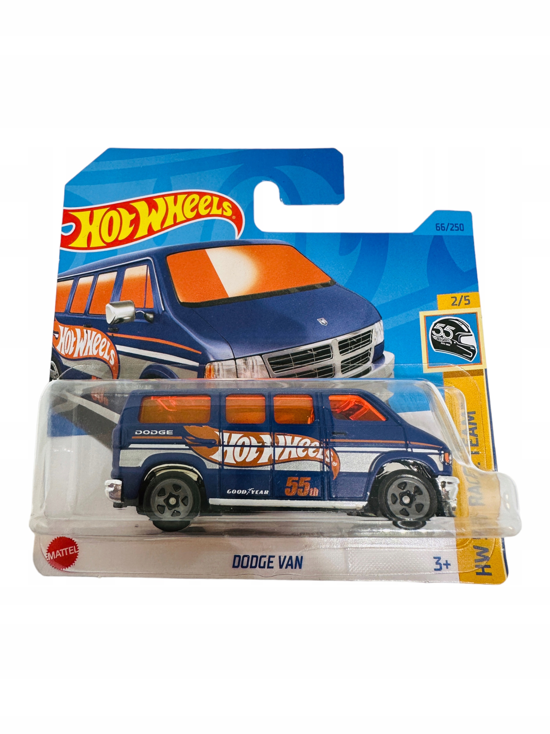 Hot Wheels Resorak Samochód DODGE VAN USA Wyścig