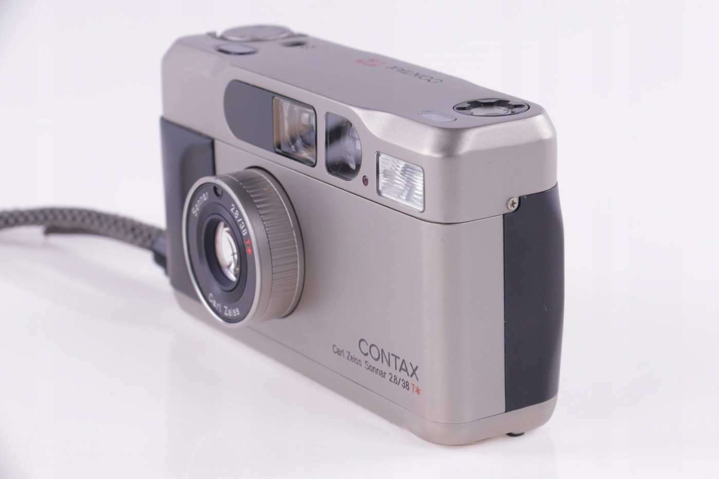 Contax T2 Silver + Carl Zeiss Sonnar 38mm F2.8 T* - Sklep Contax T2 Silver + Carl Zeiss Sonnar 38mm F2.8 T* - Sklep