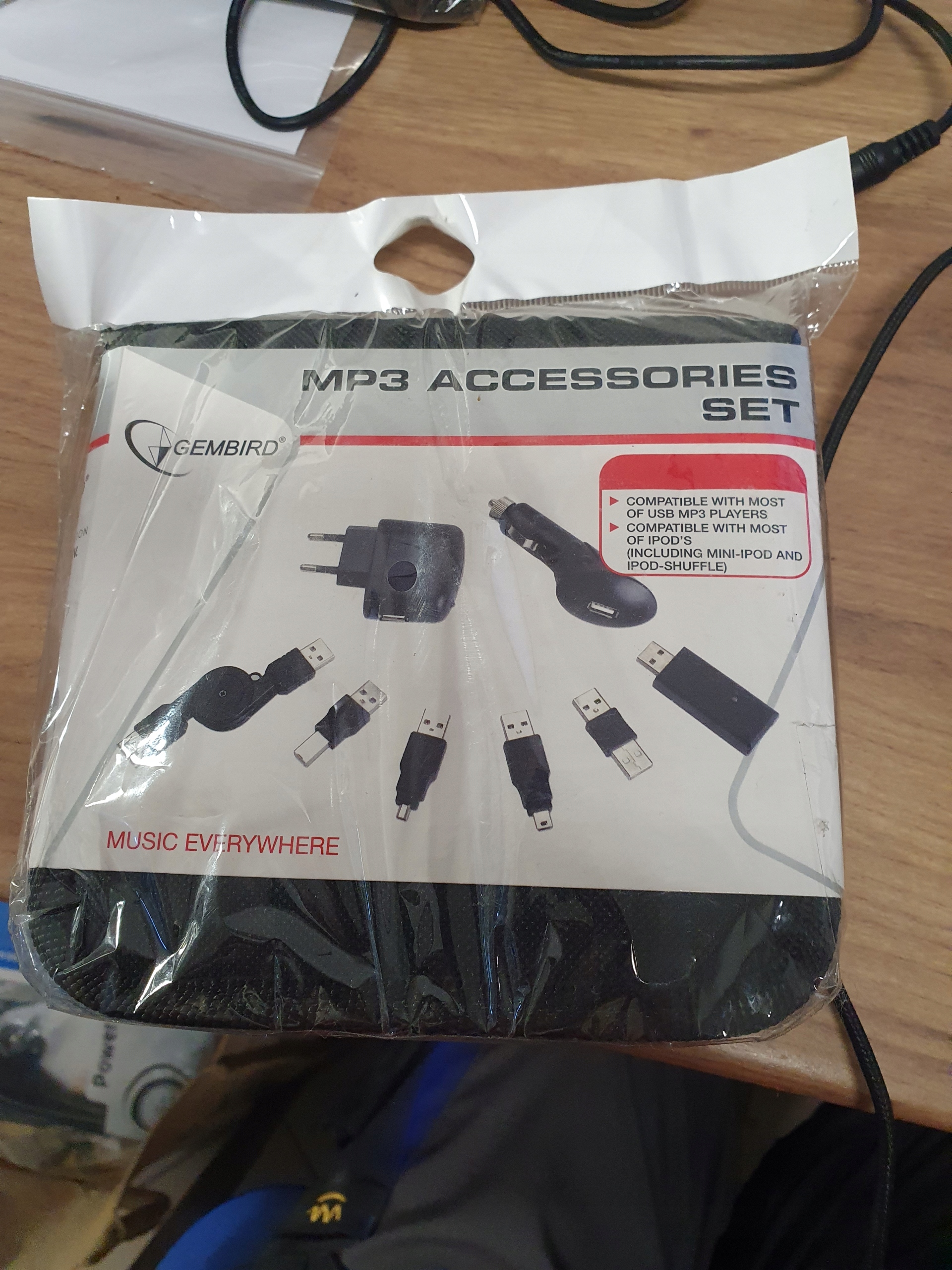 Akcesoria mp3 zestaw usb