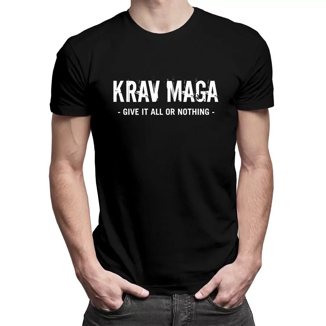 

Krav maga Koszulka Męska Z Nadrukiem