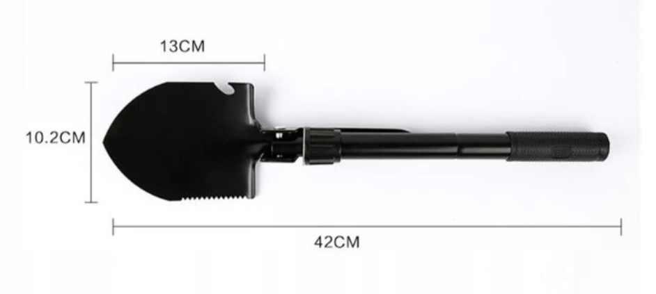 SOLIDNA SAPERKA ŁOPATKA KILOF survival OTWIERACZ Rodzaj składane