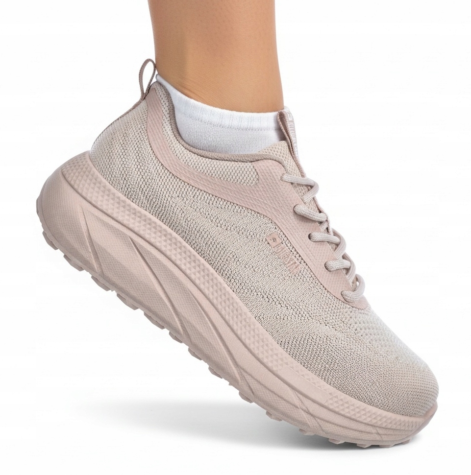 Buty damskie Big Star TT274343 sportowe Sneakersy siatkowe lekkie różowe 39