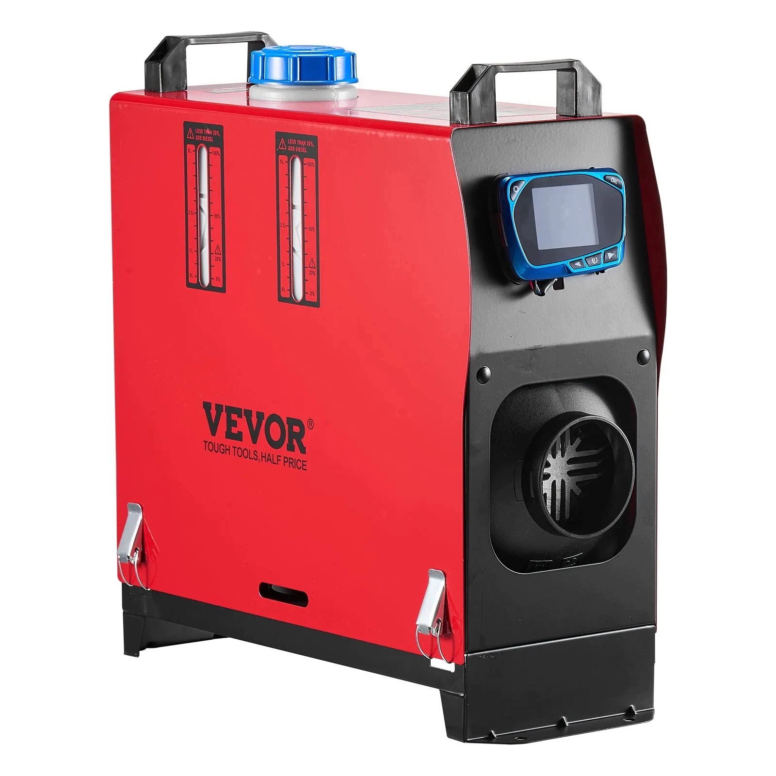 Dieselový ohřívač vzduchu 8 kW 24 V, LCD ovladač, nezávislé topení