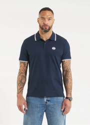 Tričko Pit Bull Polo Pique Stripes Regular Navy