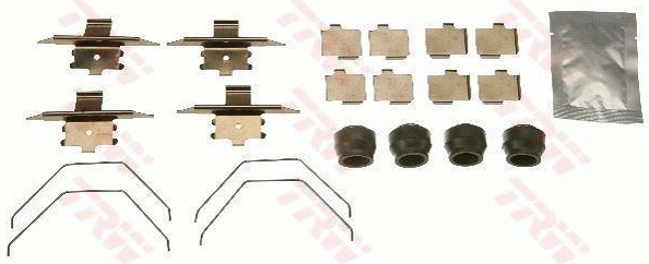 ZESTAW MONTAŻOWY KLOCKÓW PRZÓD MAZDA 6 II GH 07-12