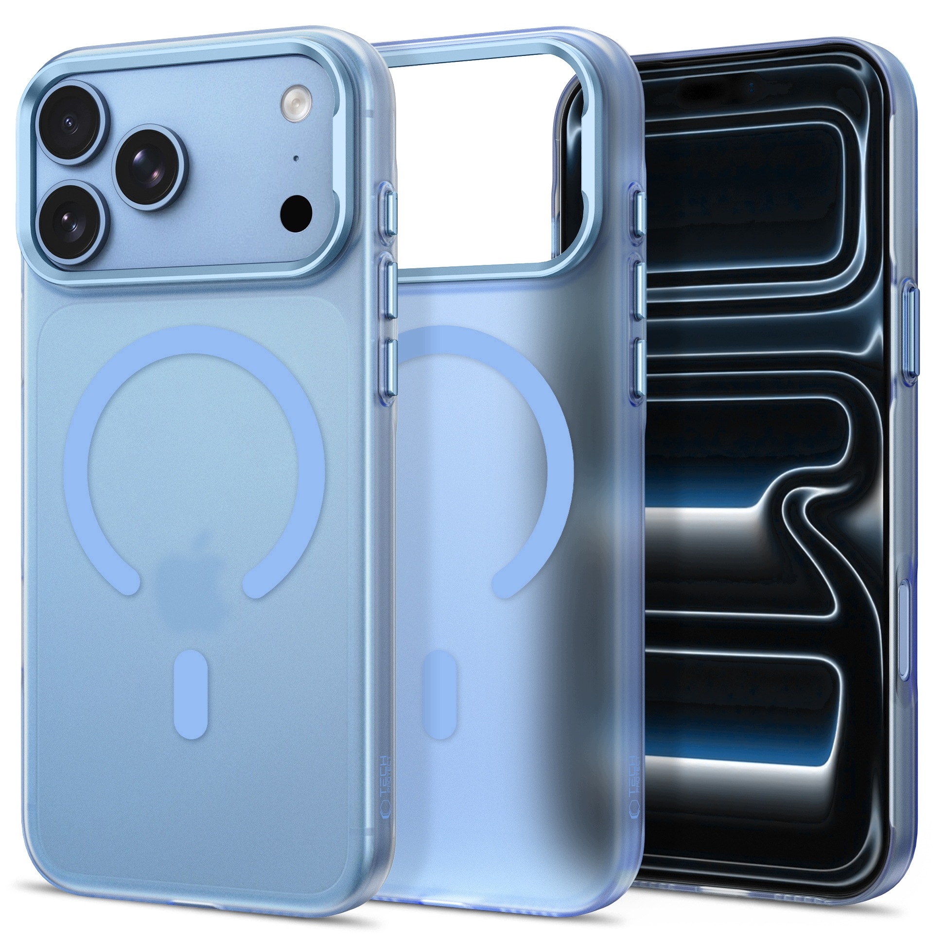 Tech- Protect Magzero MagSafe iPhone 17 Pro 18 Pro Matte Light Blue Tech-