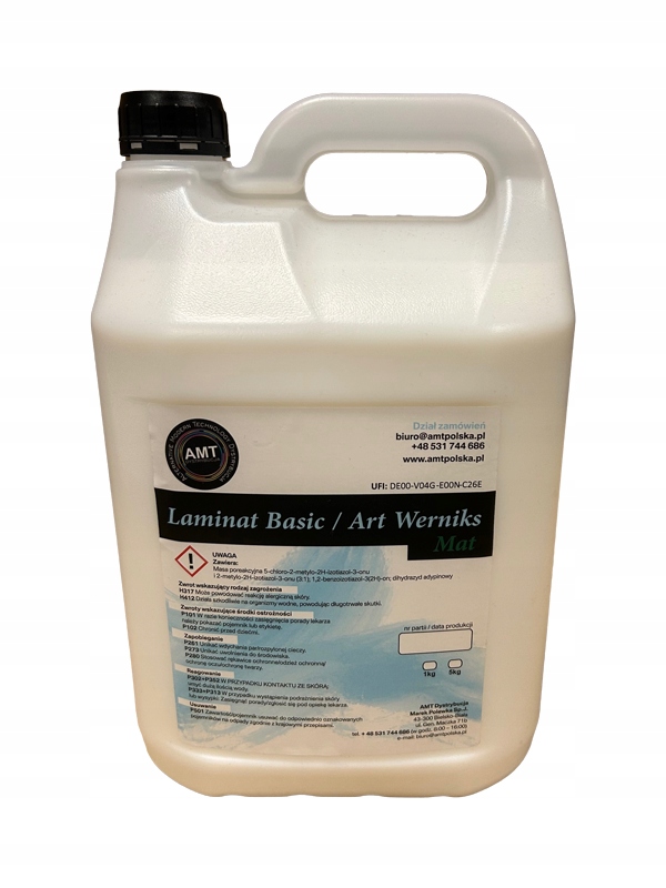Tekutý laminát Amt Basic/Art Werniks Mat, 5 l
