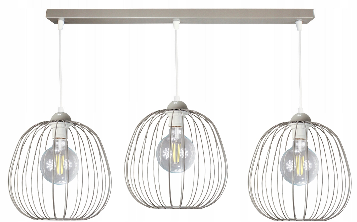 Závěsná lampa nad stůl Drum béžová stropní lustr loftová lampa do obývacího pokoje loft