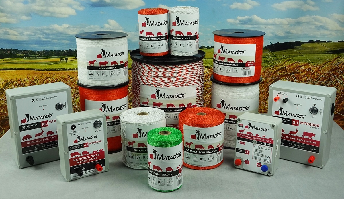 Taśma ogrodzeniowa 40mm 200m pastucha DLA KONI pastuch SZEROKA POMARAŃCZOWA Szerokość 40 mm