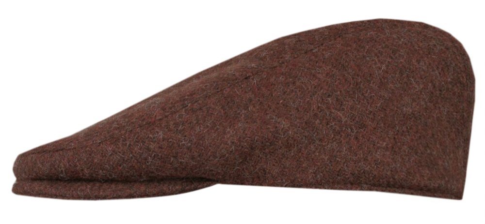 Podzimní a zimní pánská vlněná čepice His Story červený melír XL