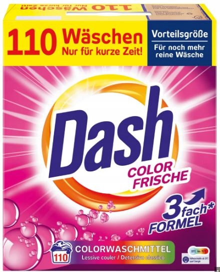 Levně Dash Color Frische prášek na barevné prádlo 110 praní 5,5 kg
