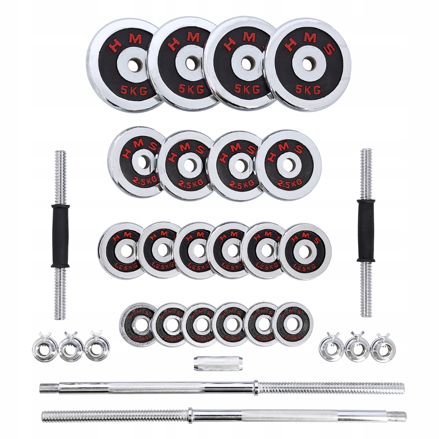 HANTLE REGULOWANE ZESTAW WALIZKA SZTANGA 2X25KG Stan opakowania oryginalne
