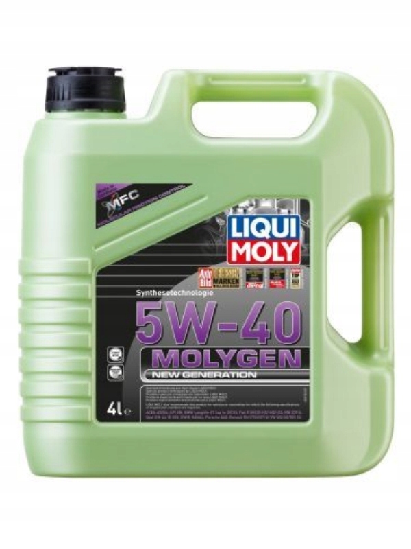 Olej Liqui Moly 5V40 4 L Molygen A3/B4 Sn LL01 9.55535-H2/N2/Z2 229.5