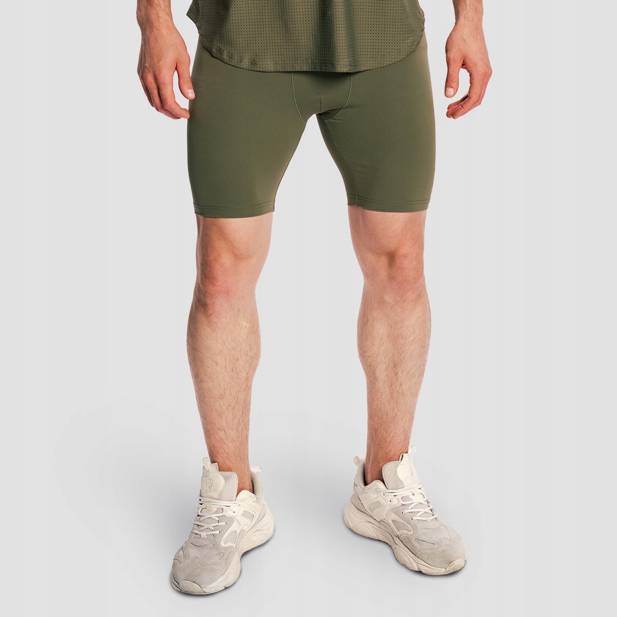 GymBeam Męskie szorty Combat Olive Grey M