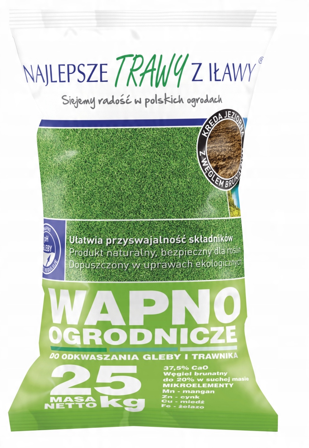 

Wapno nawóz Odkwasza do roślin trawnik 25 kg