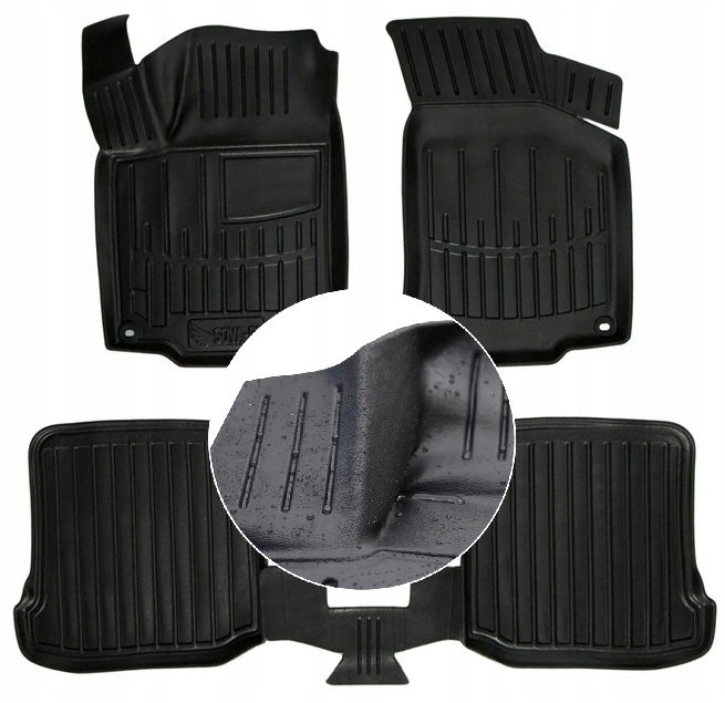 Gumové stěrače Vw Golf 4 1997-2003 Korytka Ud