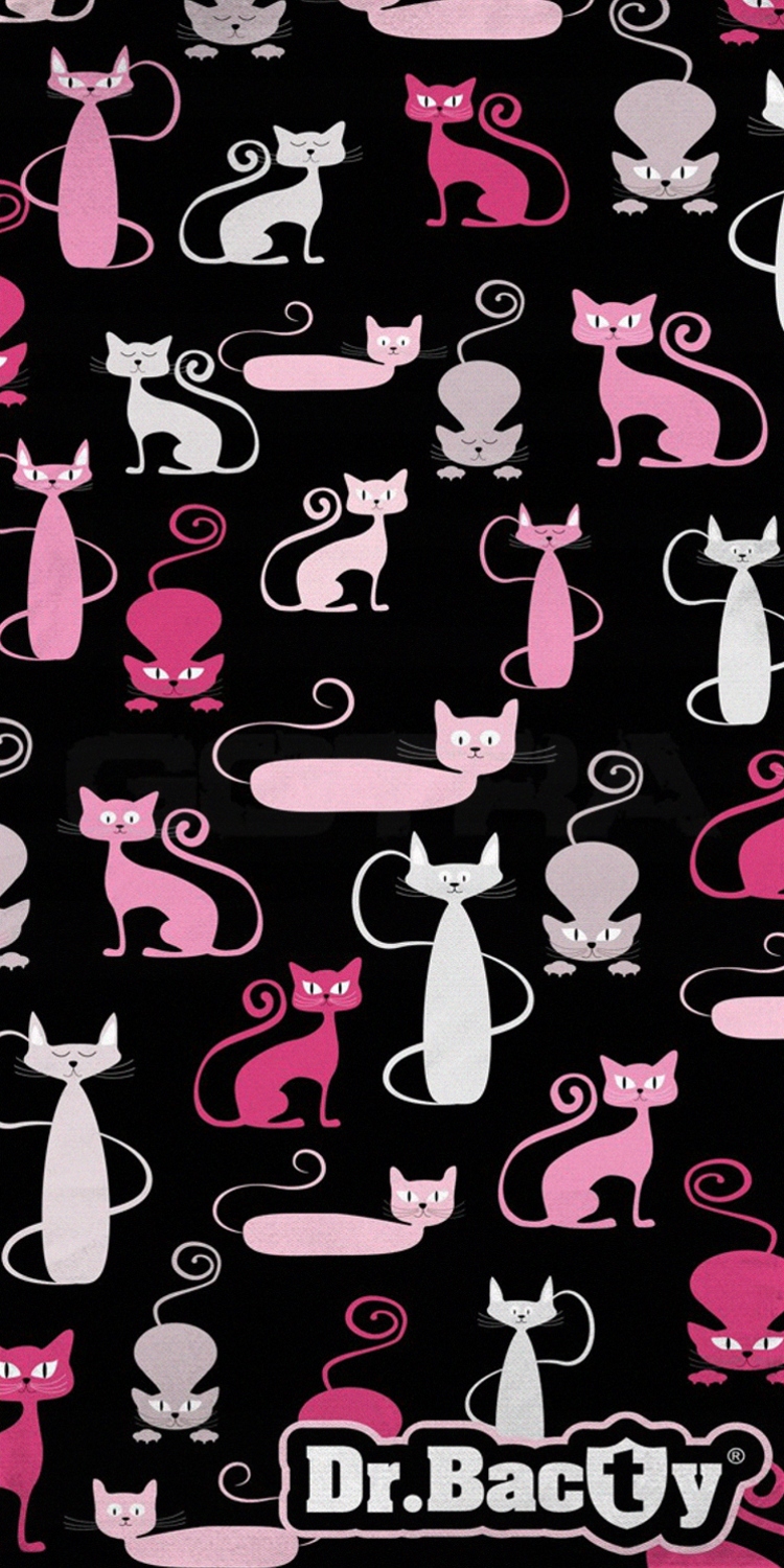 Treningowy ręcznik szybkoschnący DR BACTY L KOTKI2