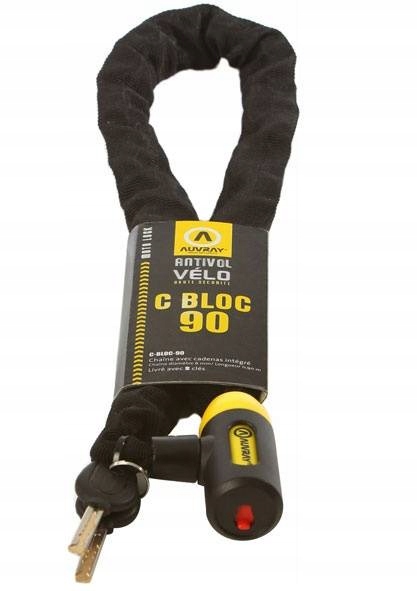 

Auvray C-bloc 90 Łańcuch z Zamkiem 2 Kluczyki