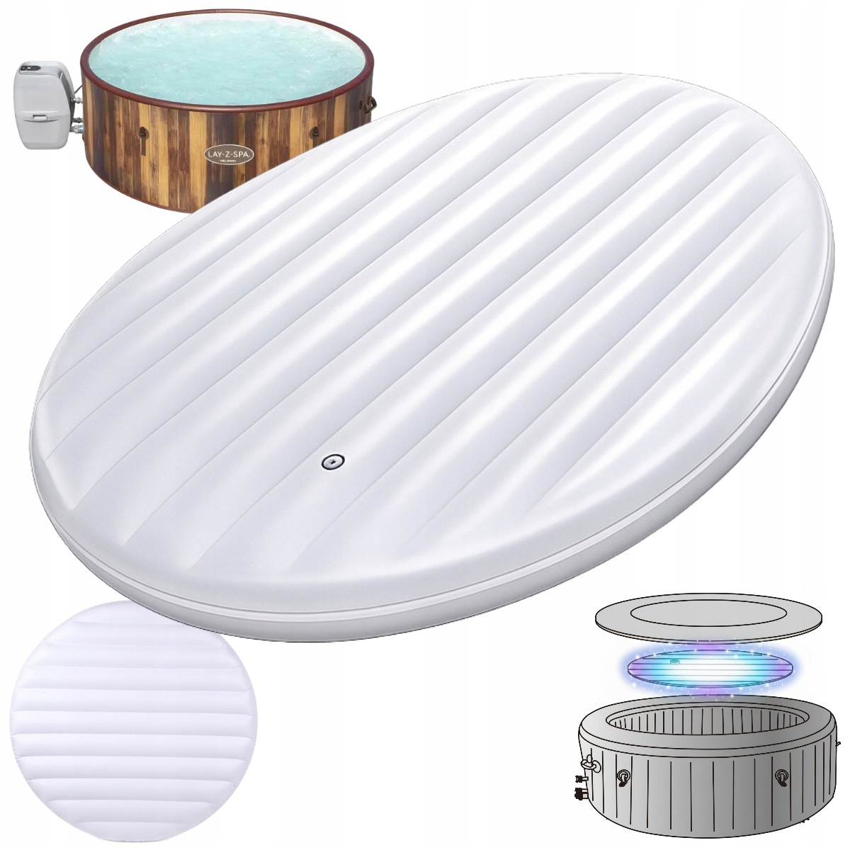 Termoizolační nafukovací potah pro vířivku Lay-Z-Spa Bestway 60185