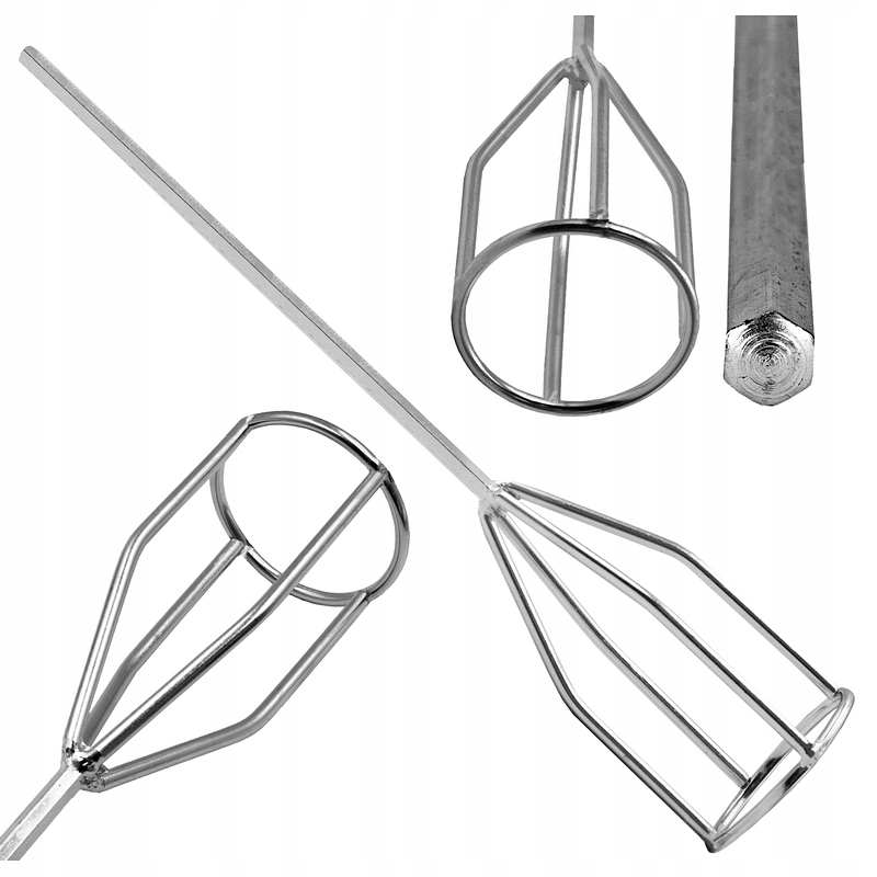 

Mieszadło kielichowe do gipsu tynku 80x400x8mm
