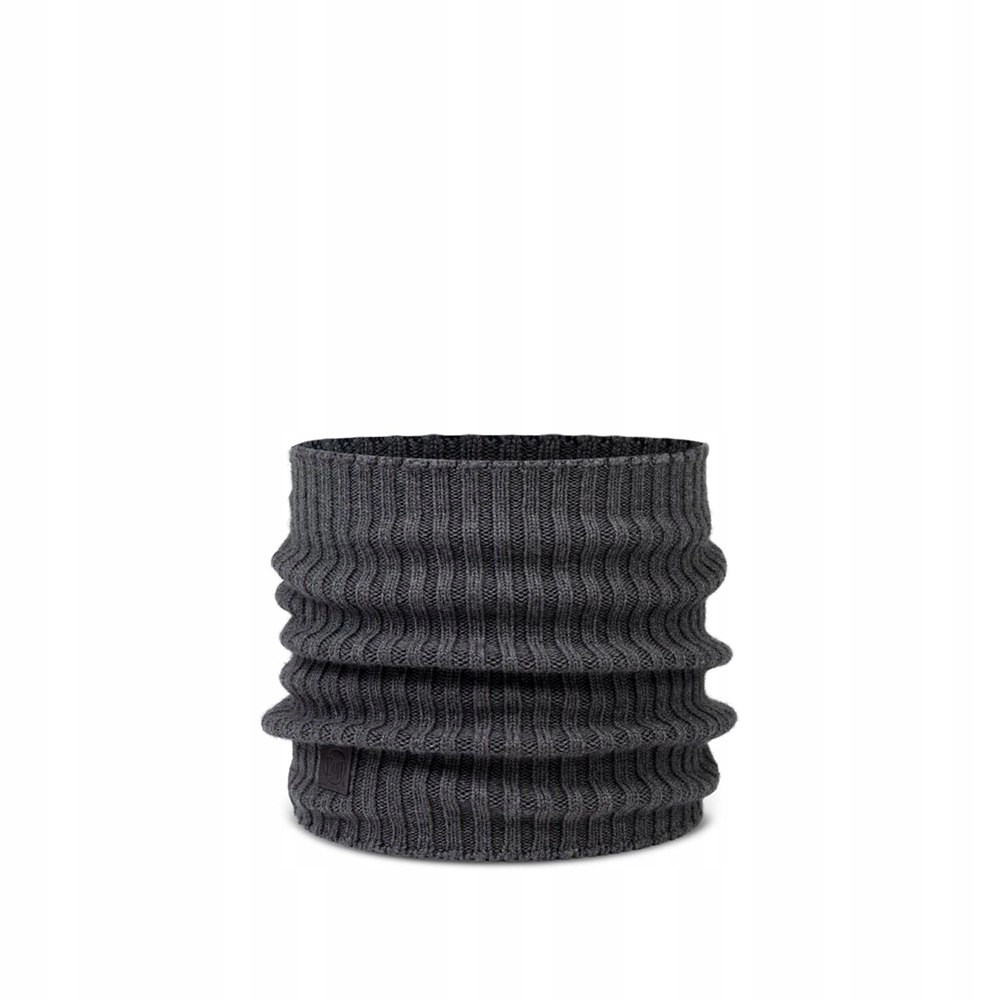 Komin Buff Knitted Merino Wool Neckwarmer Norval Grey Heather