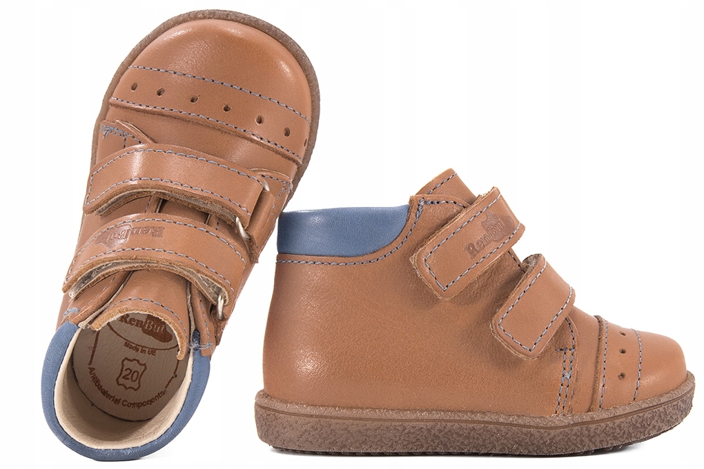 Renbut 13-1543 Trzewiki Półbuty Chłopięce Skóra 20