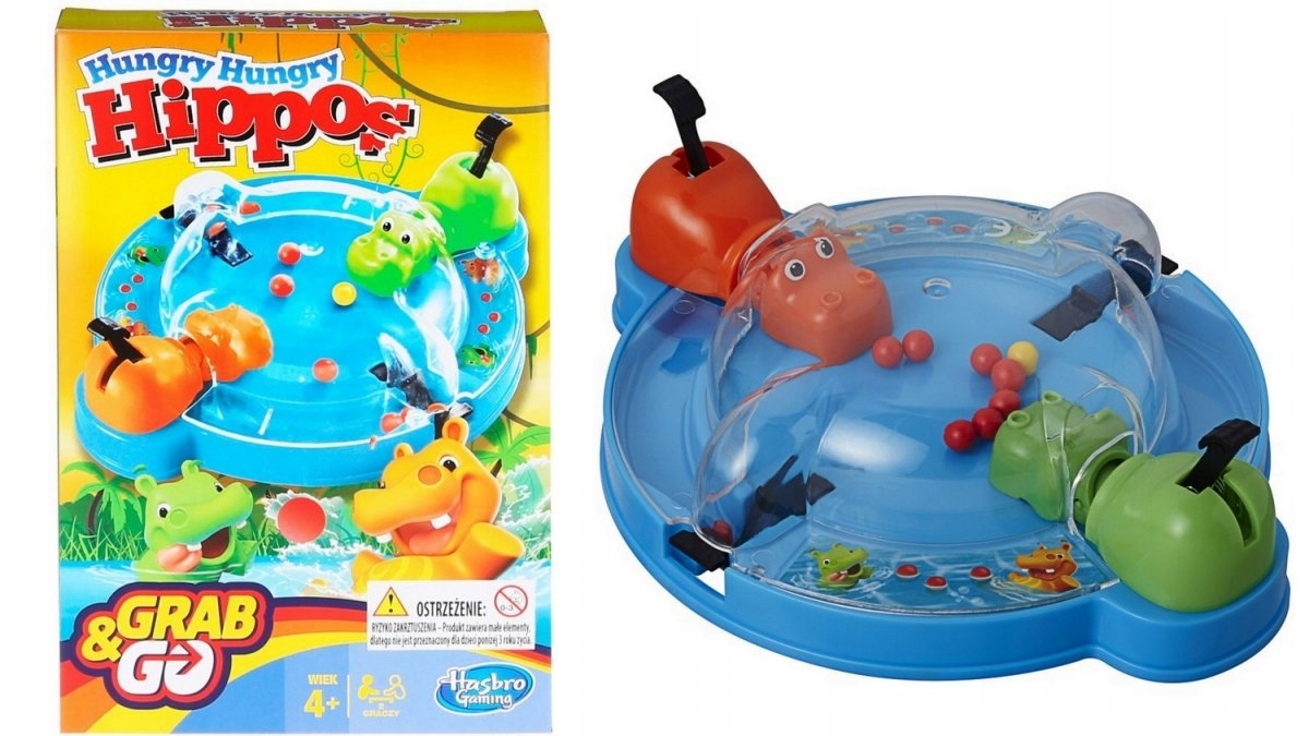 

Głodne Hipcie Gra zręcznościowa podróżna Hasbro