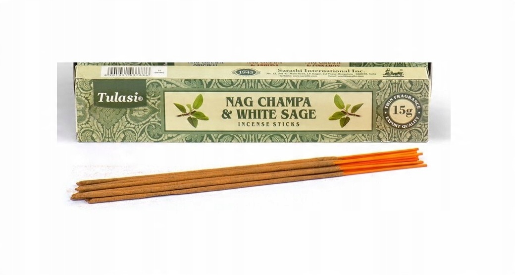 

Kadzidełka Tulasi White Sage Nag Champa