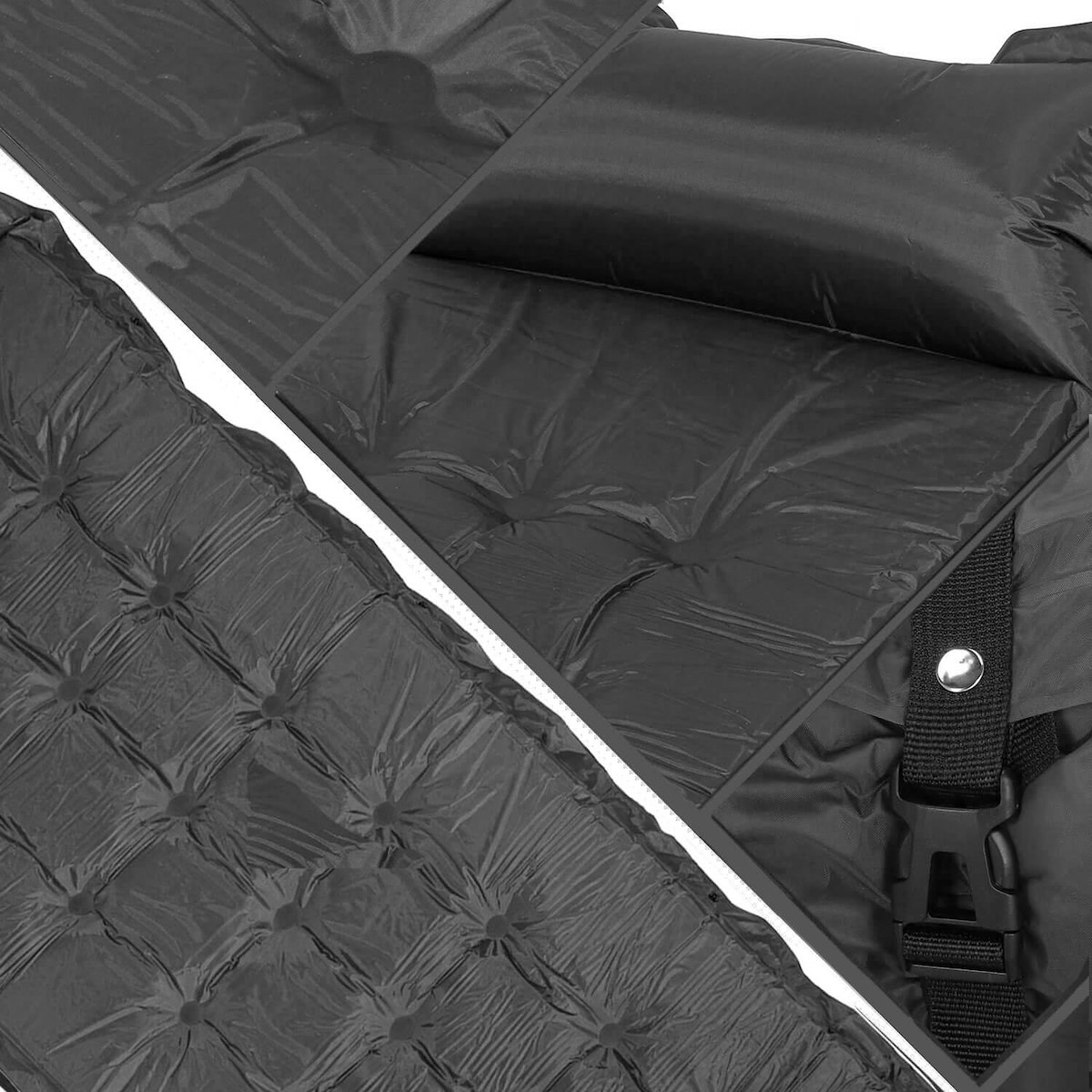 MATA SAMOPOMPUJĄCA KARIMATA TURYSTYCZNA Z PODUSZKĄ 193 cm DMUCHANA GRUBA Długość (cm) 193 cm