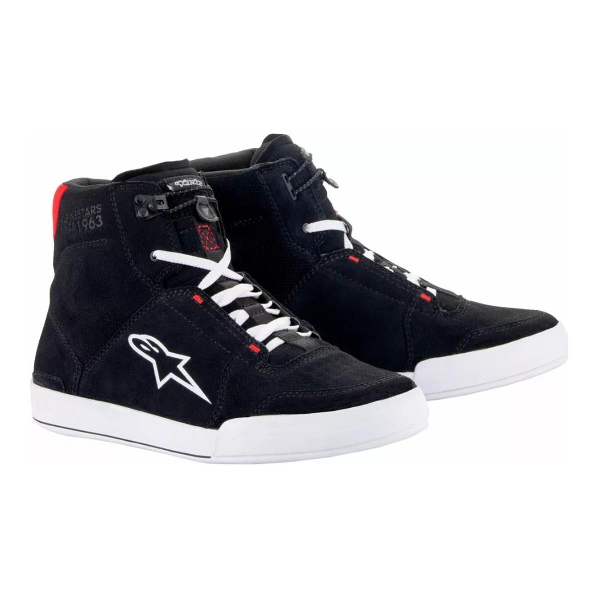 Motocyklové topánky Alpinestars Chrome Čierna/Biela/Červená 41