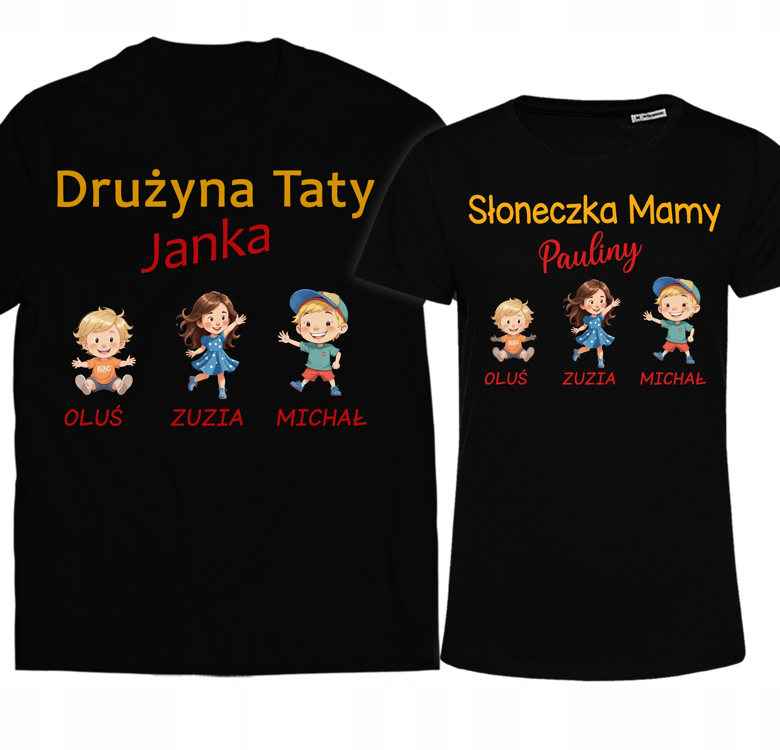 Sada Triček Na Svátek Matek Ke Dni Otců Pro Maminku Tatínka Rodičů Xs