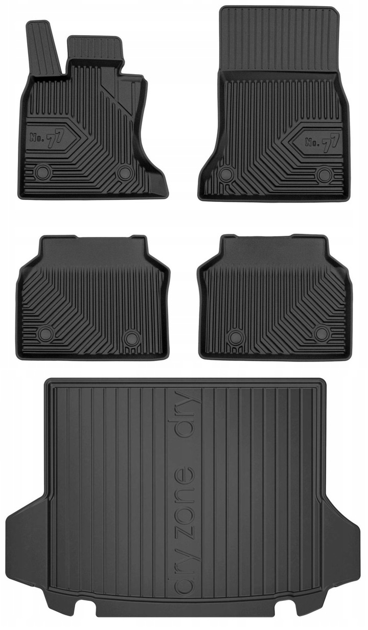 Set 77 Koberce a rohože Bmw řady 5 F07 Gt