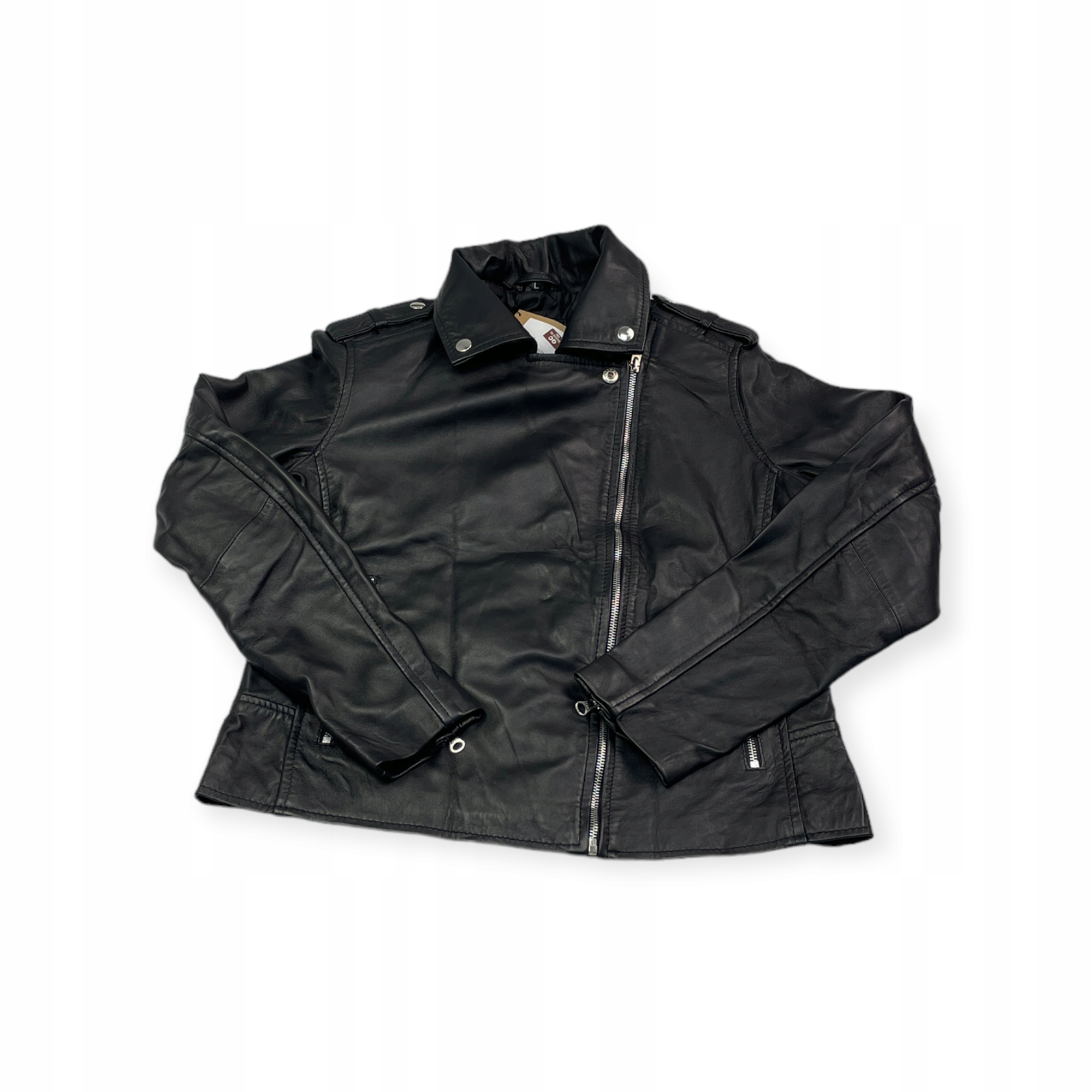 Dámská kožená bunda ramoneska Real Leather S