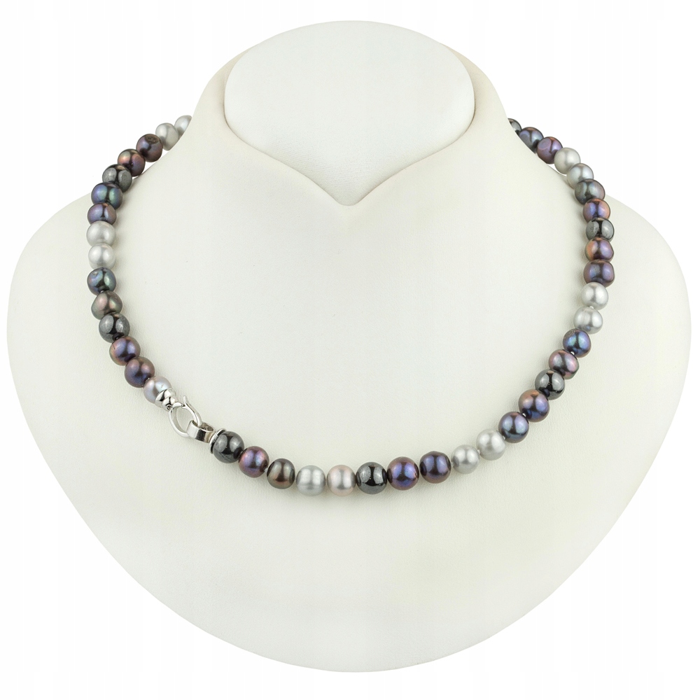 Pánský Náhrdelník S Perlami A Hematitem