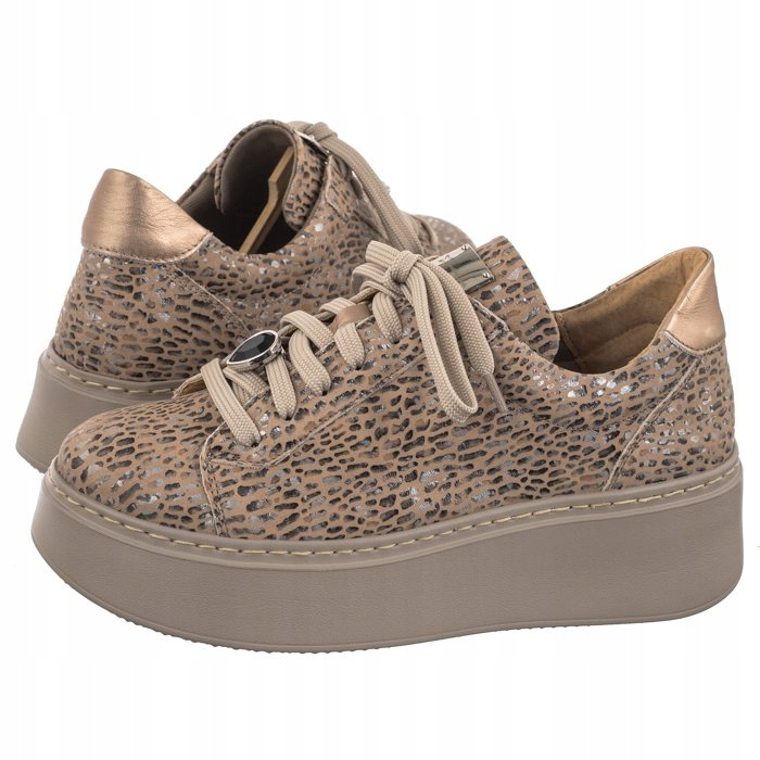 Tenisky na platformě Dámské Maciejka 06191-10 Béžová