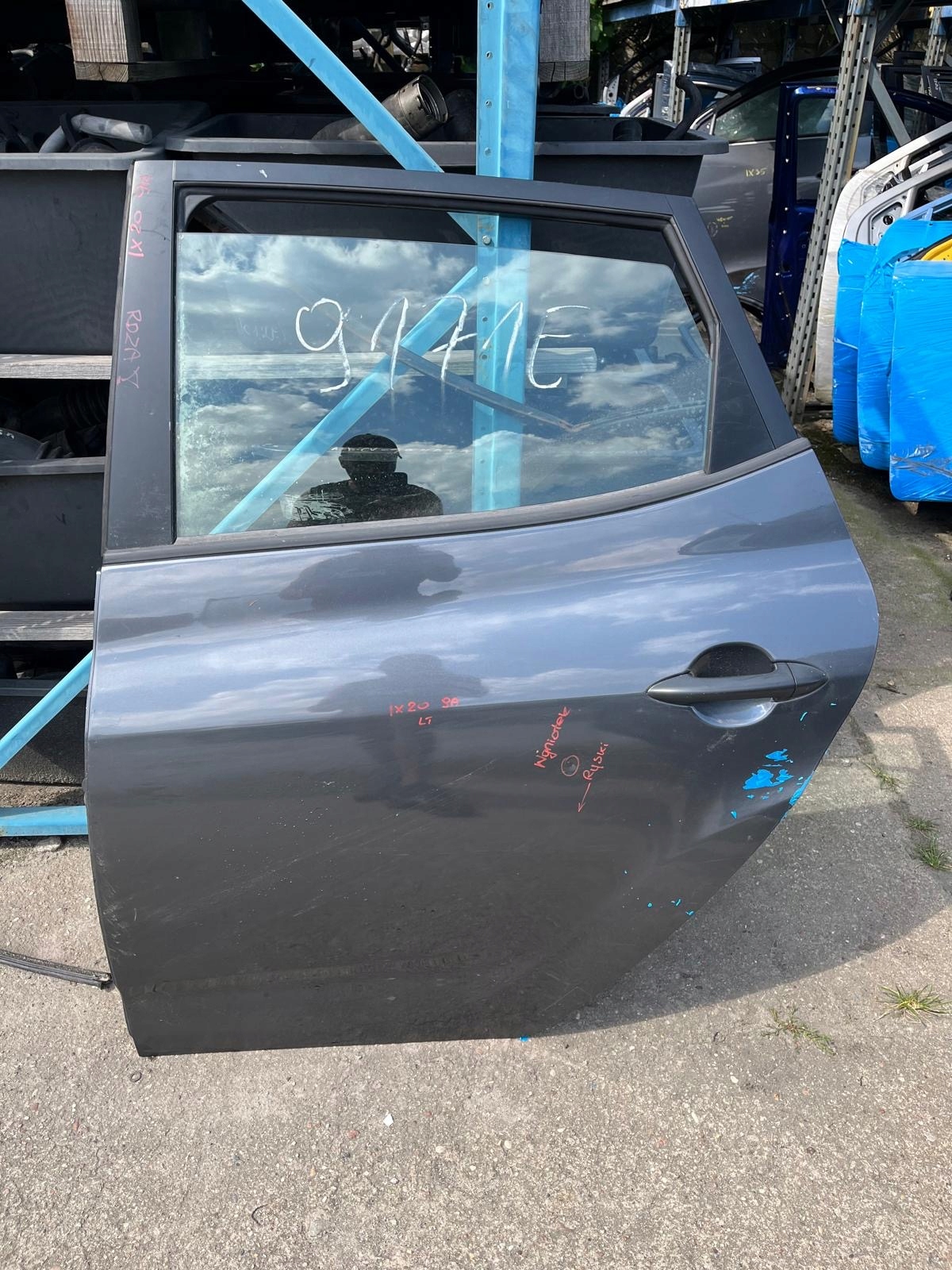 HYUNDAI IX20 door left rear part rear. left 9A 2010