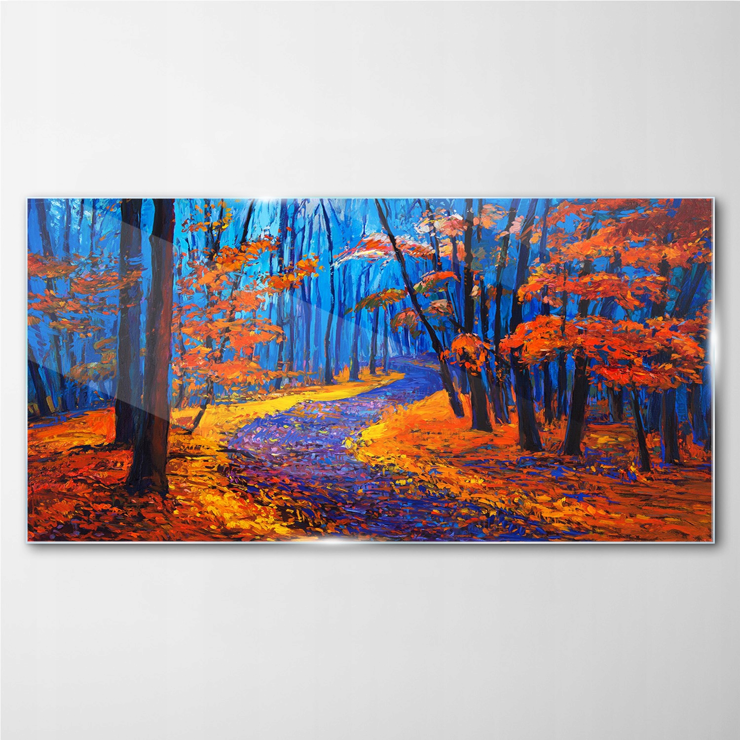 

Szklany obraz na ścianę Las jesień liście 140x70