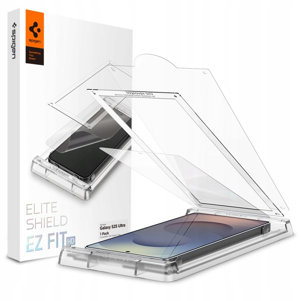 Sklo na Samsung Galaxy S25 Ultra Elite Shield Ez Fit – průsvitné