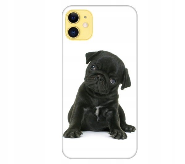

Etui pokrowiec do iPhone 11 Pies mops szczeniak