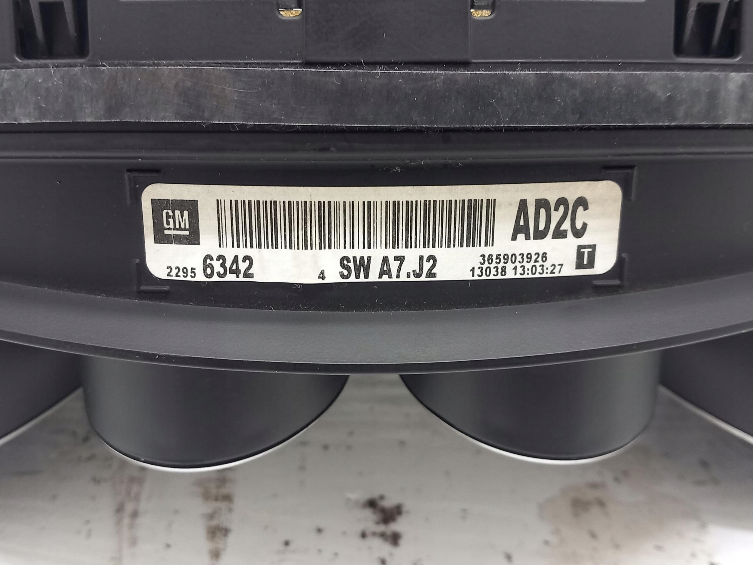 dials dials OPEL INSINGIA A 2.0 CDTI BITURBO 195KM 22956342 EU