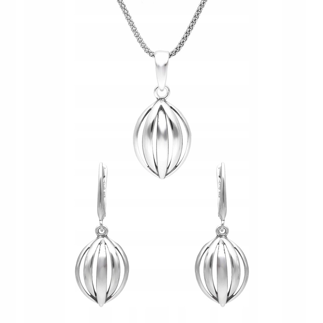 Stříbrný komplet elegantní sada dámských šperků stříbro 925