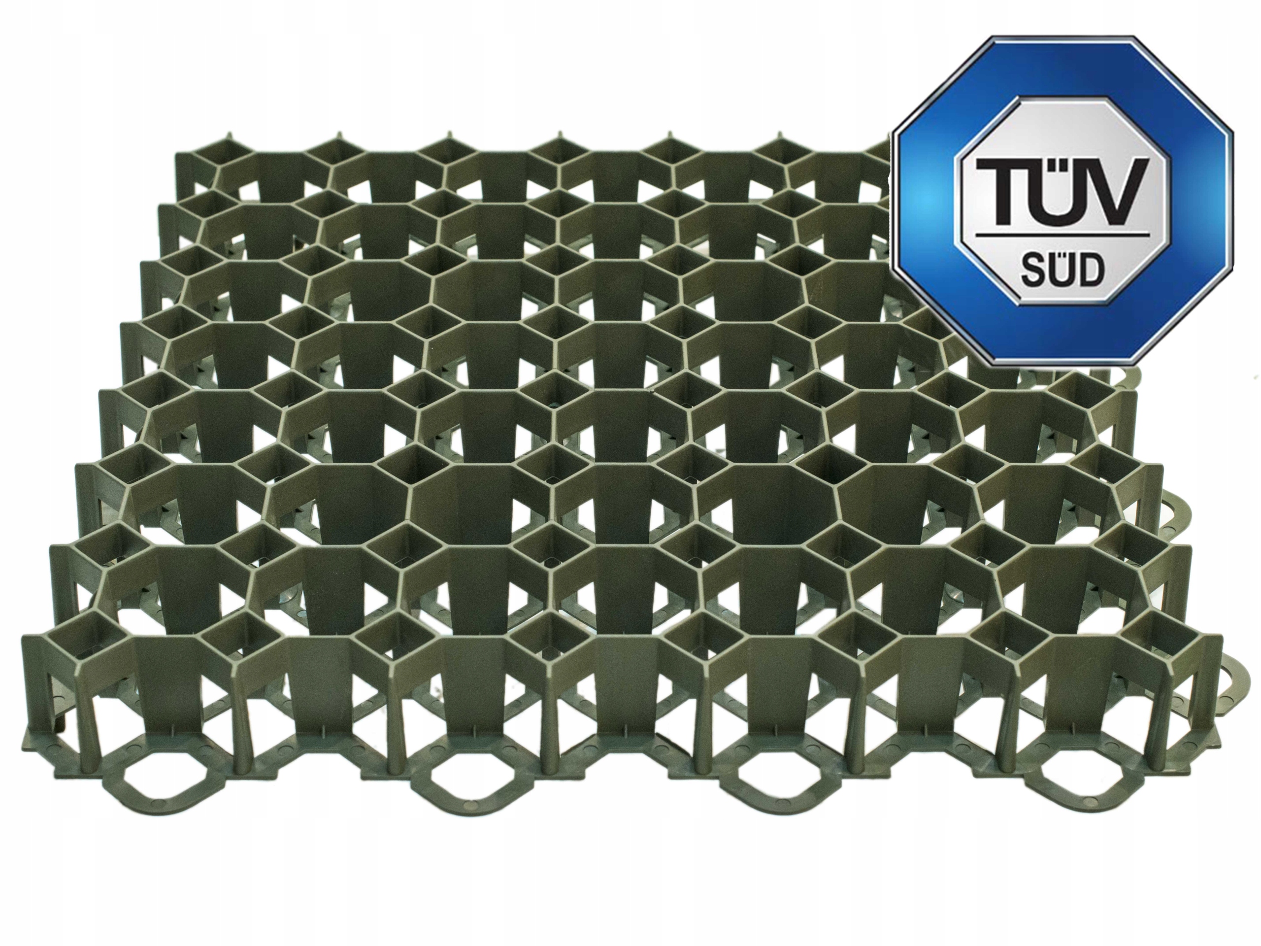 10 x Kratka trawnikowa Stella Green zielona 50x50x4 = 2,2m2