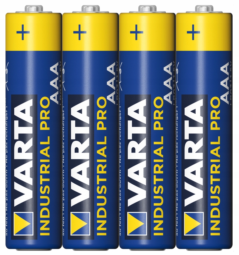 

4 szt. Baterie alkaliczne Varta Industrial Aaa LR3