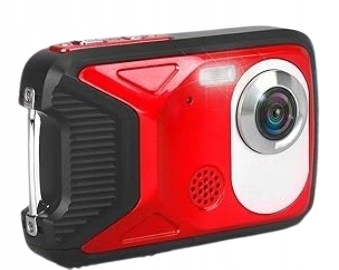 Wodoodporna Kamera Cyfrowa 21MP 1080P Podwodna do Snorklingu Czerwona