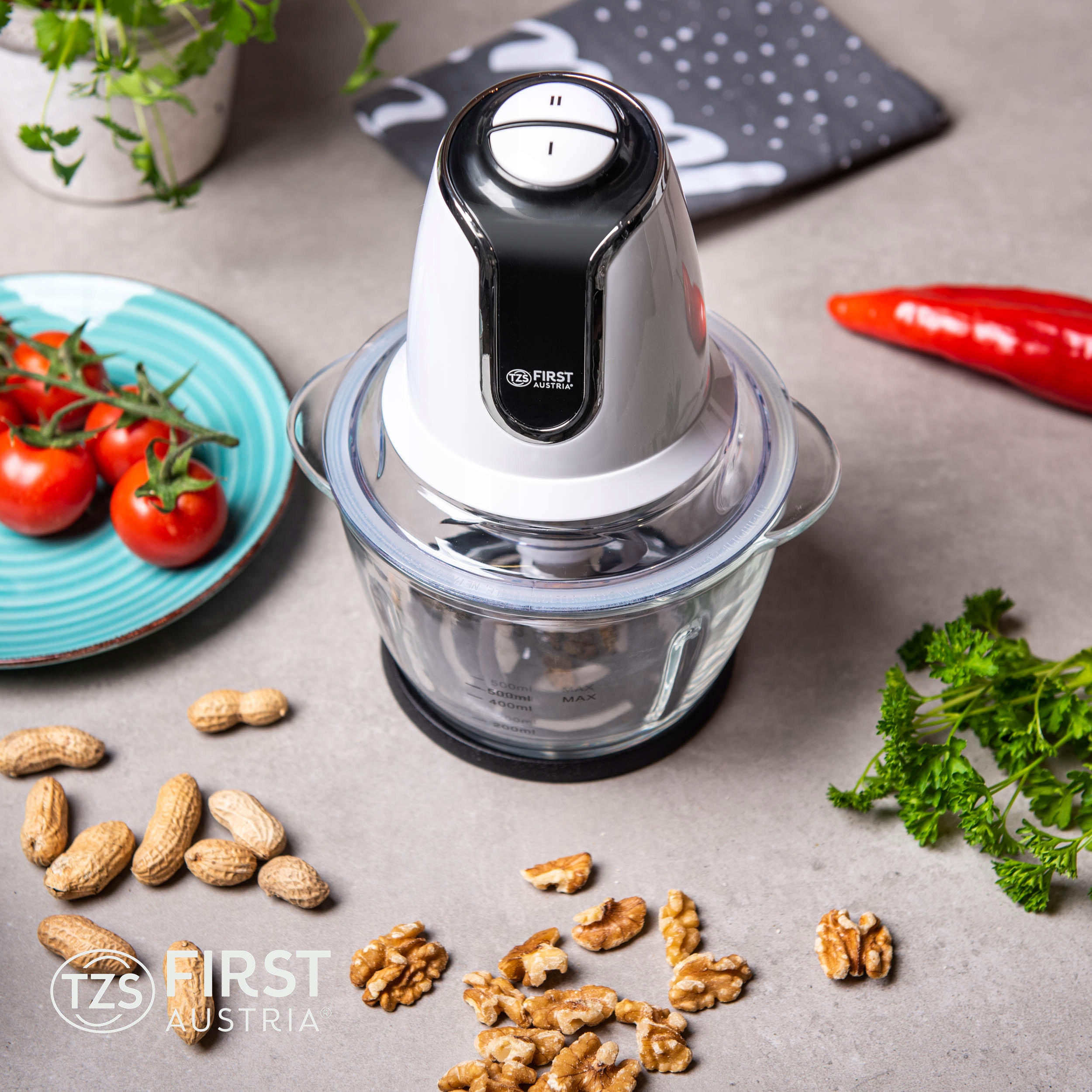 Rozdrabniacz SIEKACZ 1200 ml 4 NOŻE FIRST AUSTRIA Model 5114-8