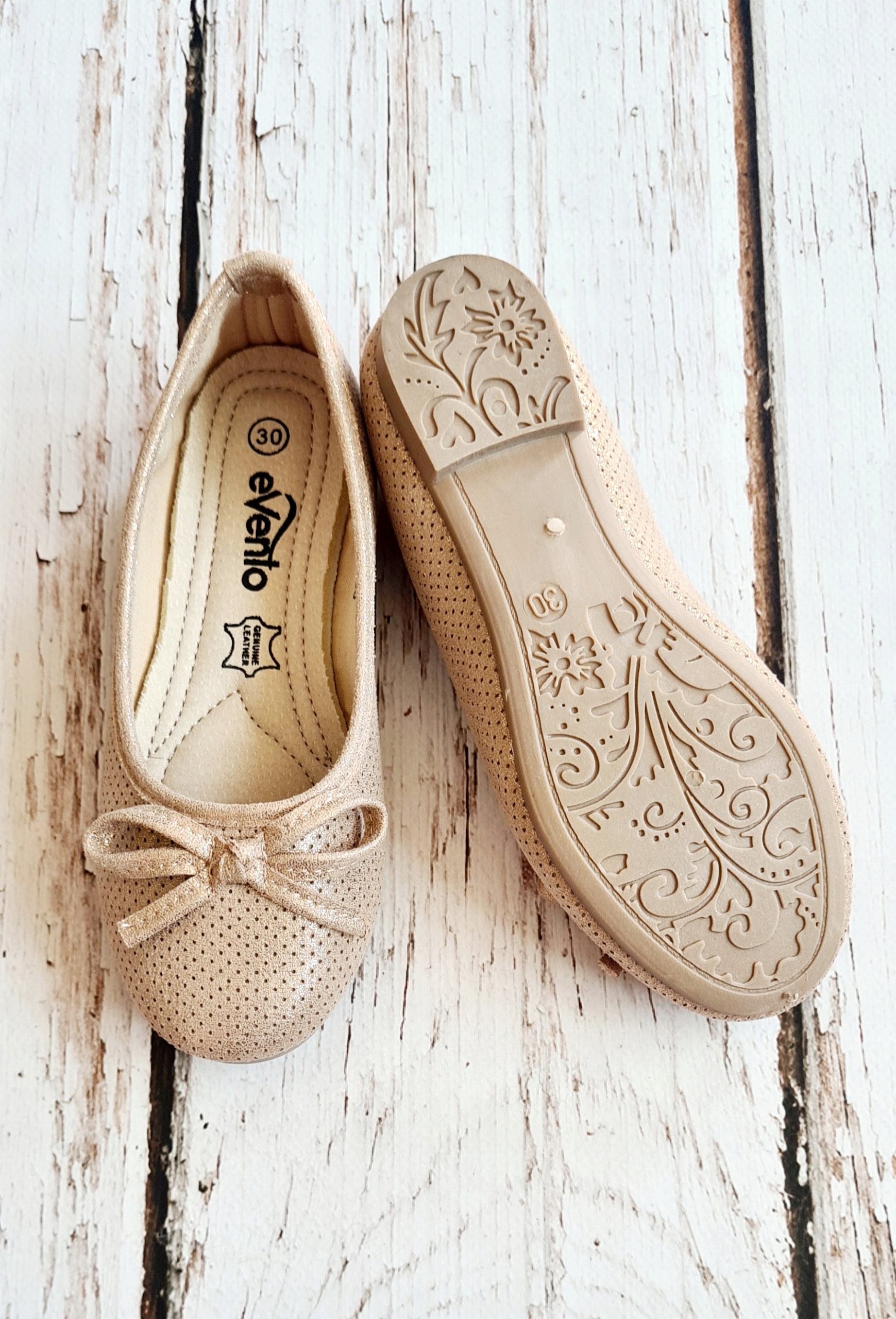 Baleriny Dla Dziewczynki Evento - Urok i Styl 30 Rozmiar (new) 30