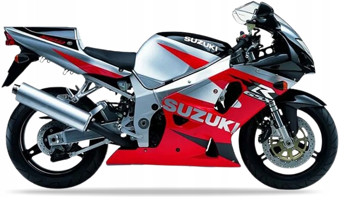 Nálepky Juula Na Suzuki Gsxr 750 2001 Čierny Y7L Červený Y7M