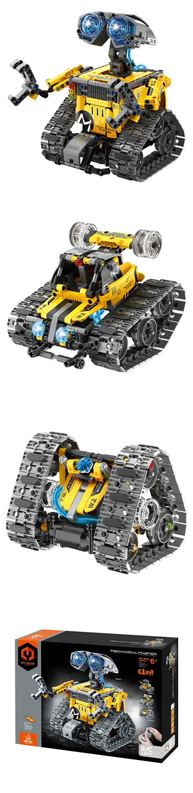 ZABAWKA PROGRAMOWALNY DLA DZIECI KLOCKI ROBOT APP I PILOT KONTROLA 672 EL EAN (GTIN) 886545156774