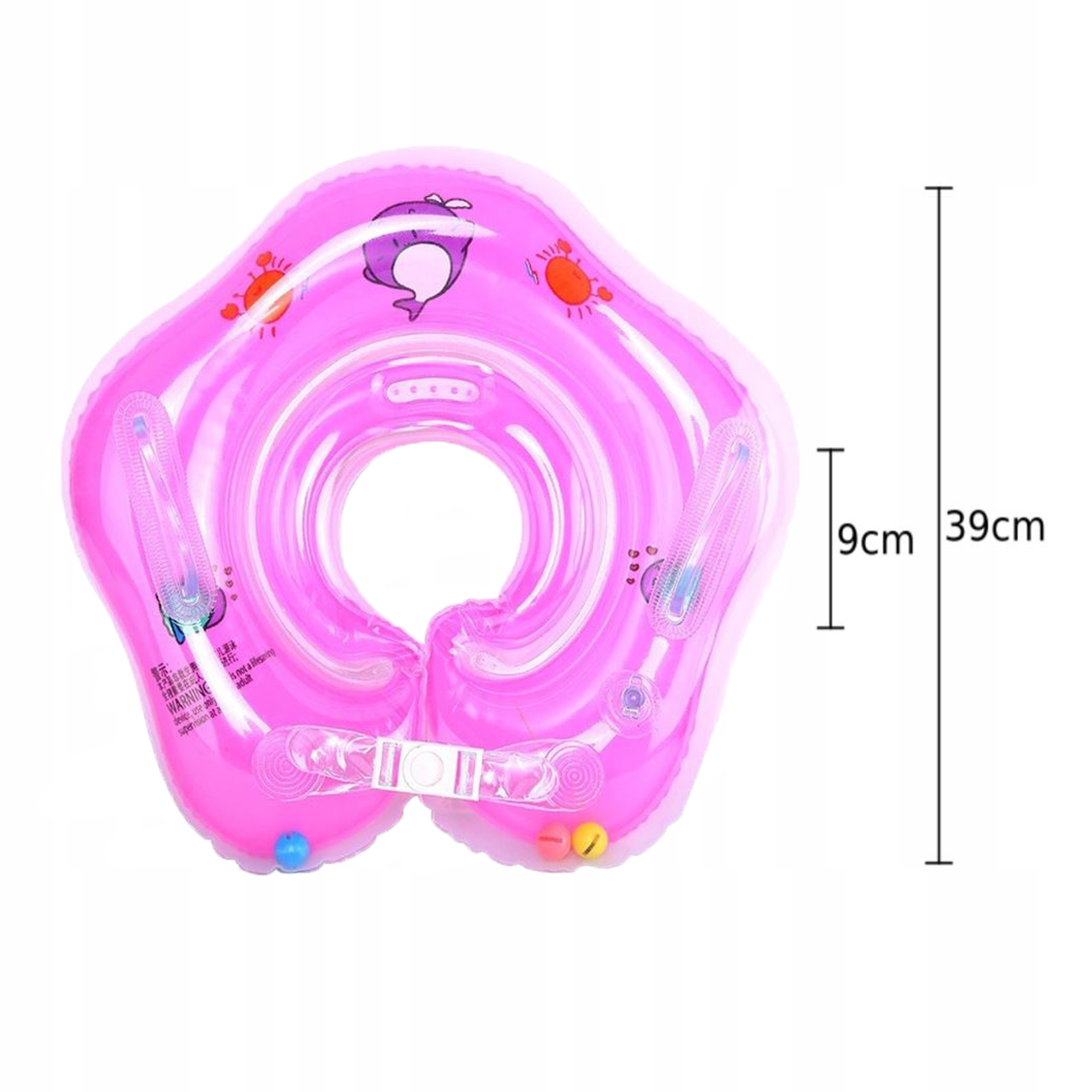 KOŁNIERZ KÓŁKO DO PŁYWANIA KĄPIELI DMUCHANE DLA NIEMOWLĄT EAN (GTIN) 0742686660023